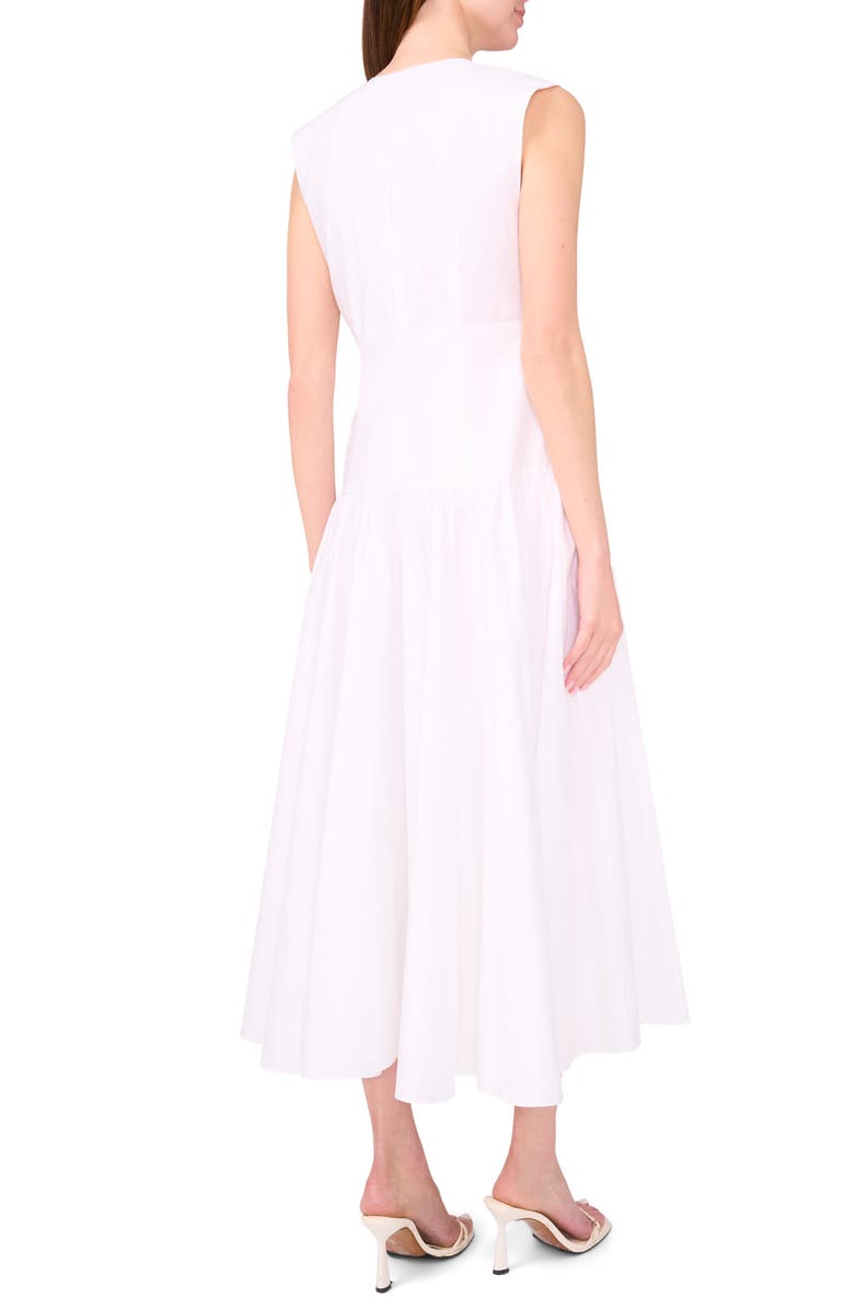 Abria Sleeveless Drop Waist Cotton Sundress