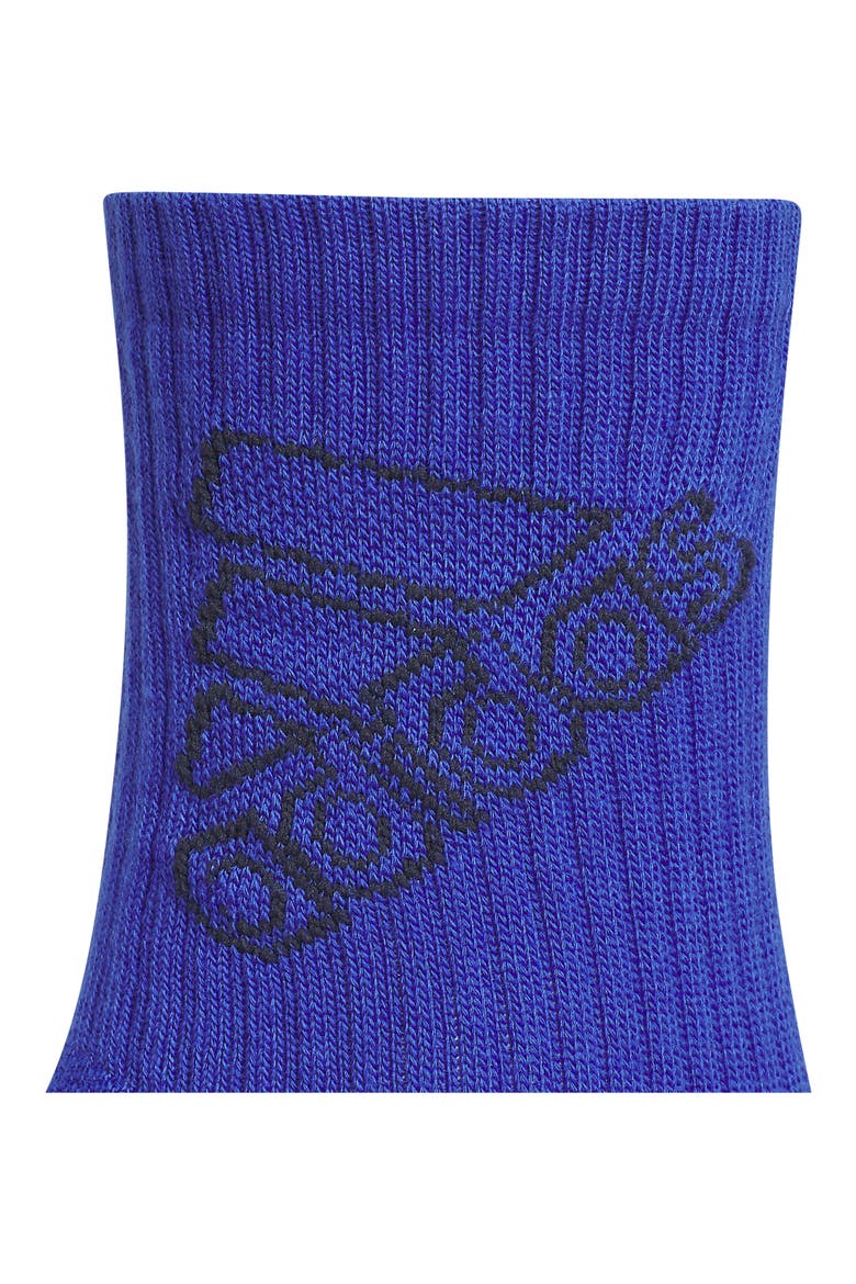 Kids' Cushioned 2.0 6-Pack Crew Socks, Alternate, color, MEDIUM BLUE