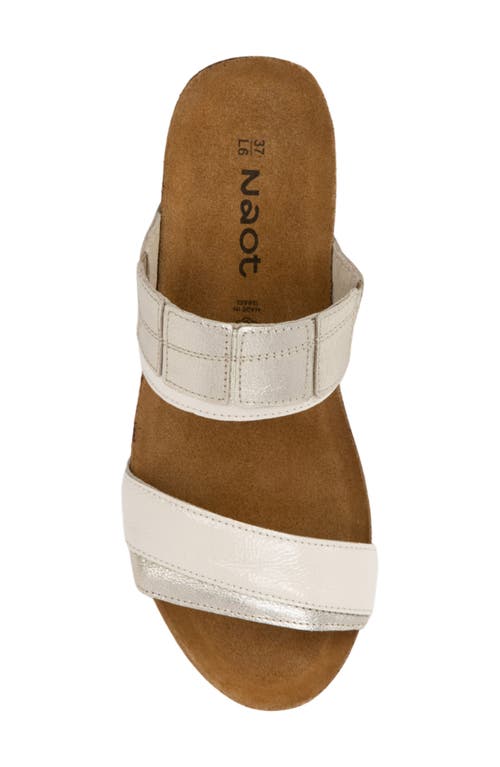 Naot Royalty Slide Sandal In Gold