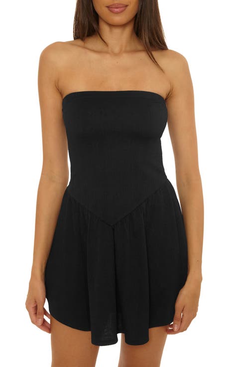Palma Strapless Cover-Up Minidress