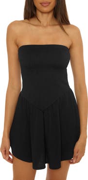 Becca Palma Strapless Cover-Up Minidress