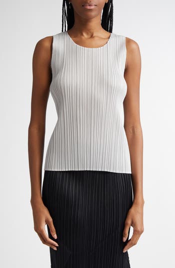 PLATS PLEASE イッセイミヤケ シアープリーツノースリーブトップス 楽天市場】【プリーツプリーズ イッセイミヤケ】PLEATS PLEASE ISSEY