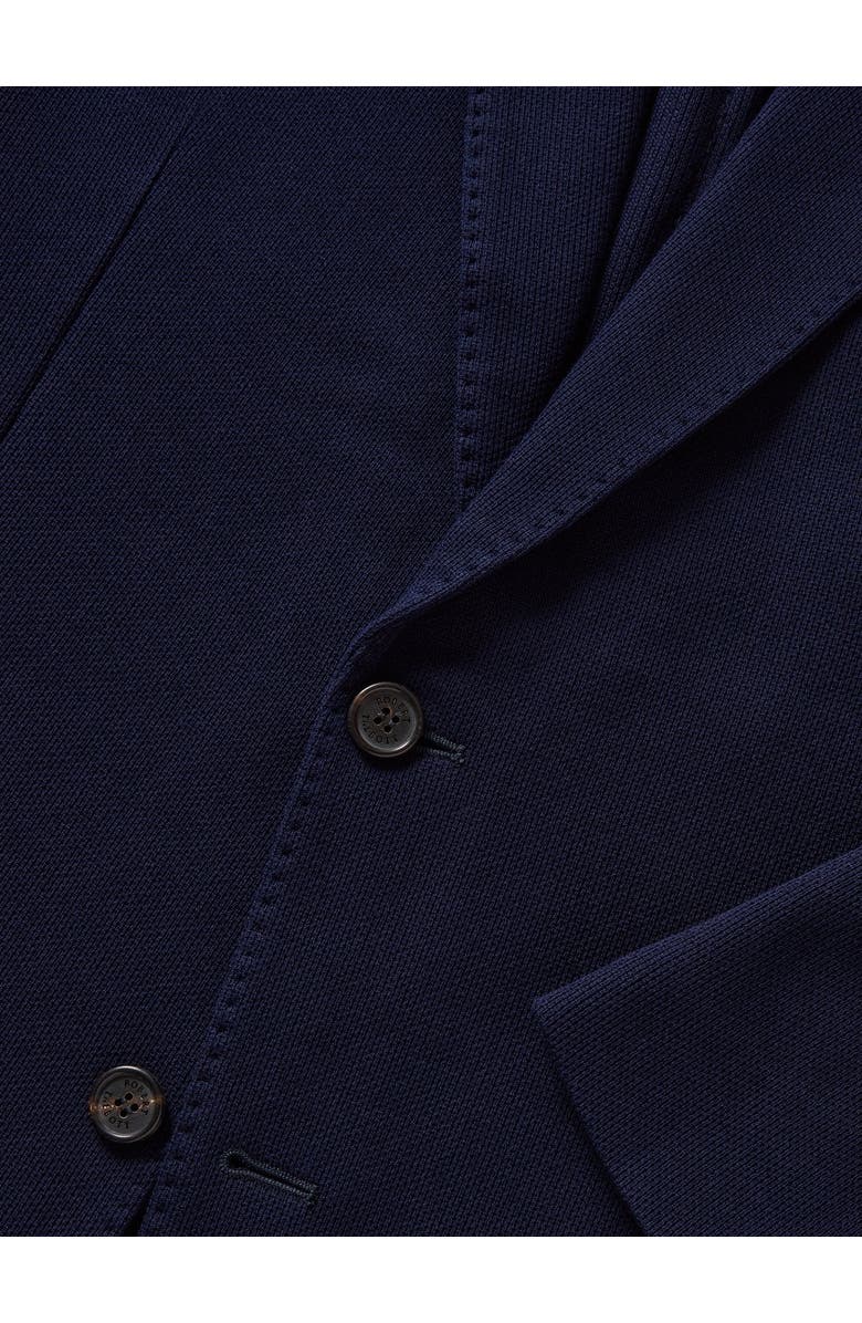 Robert Talbott Wright Knit Blazer, Alternate, color, Navy Blue