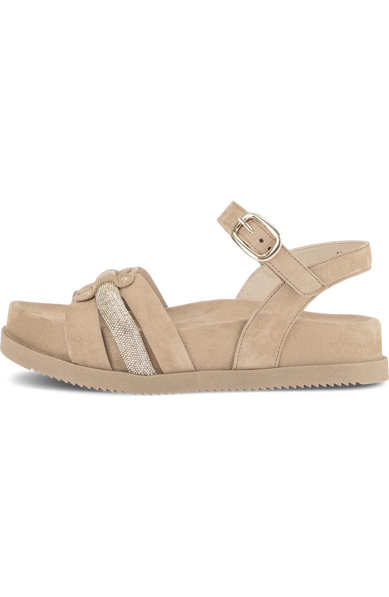 Gabor Ankle Strap Sandal, Alternate, color, Sand