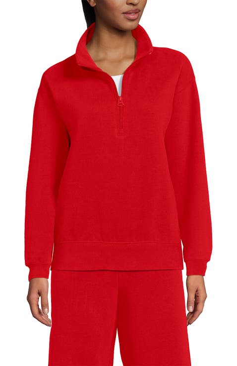 Serious Sweats Relaxed Quarter Zip Pullover Sweatshirt