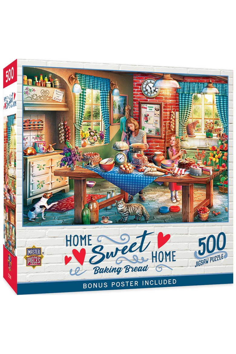 Baking Bread 500 Piece Jigsaw Puzzle, Main, color, Multicolor