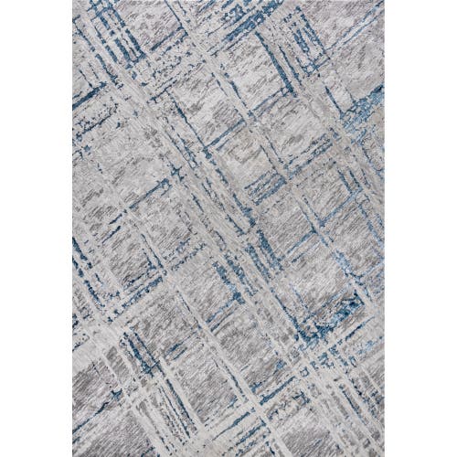 Jonathan Y Slant Modern Abstract Area Rug In Gray/blue