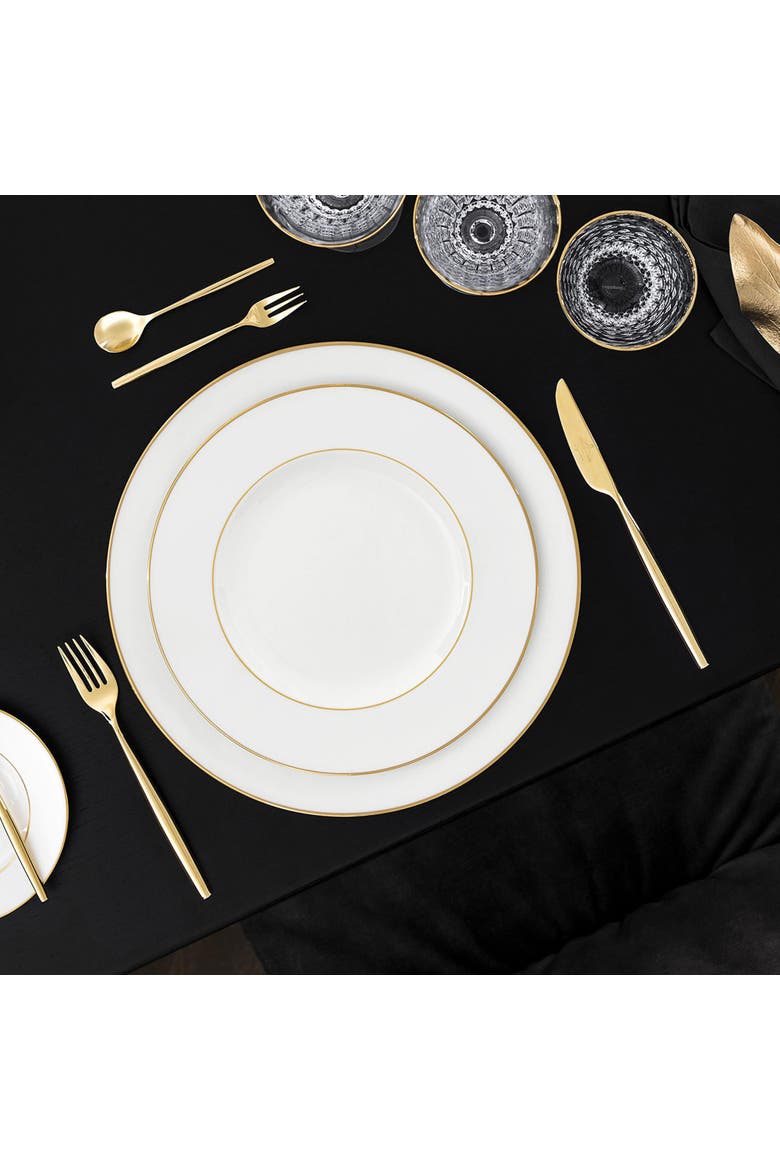MetroChic d'Or 5 Piece Place Setting, Alternate, color, gold