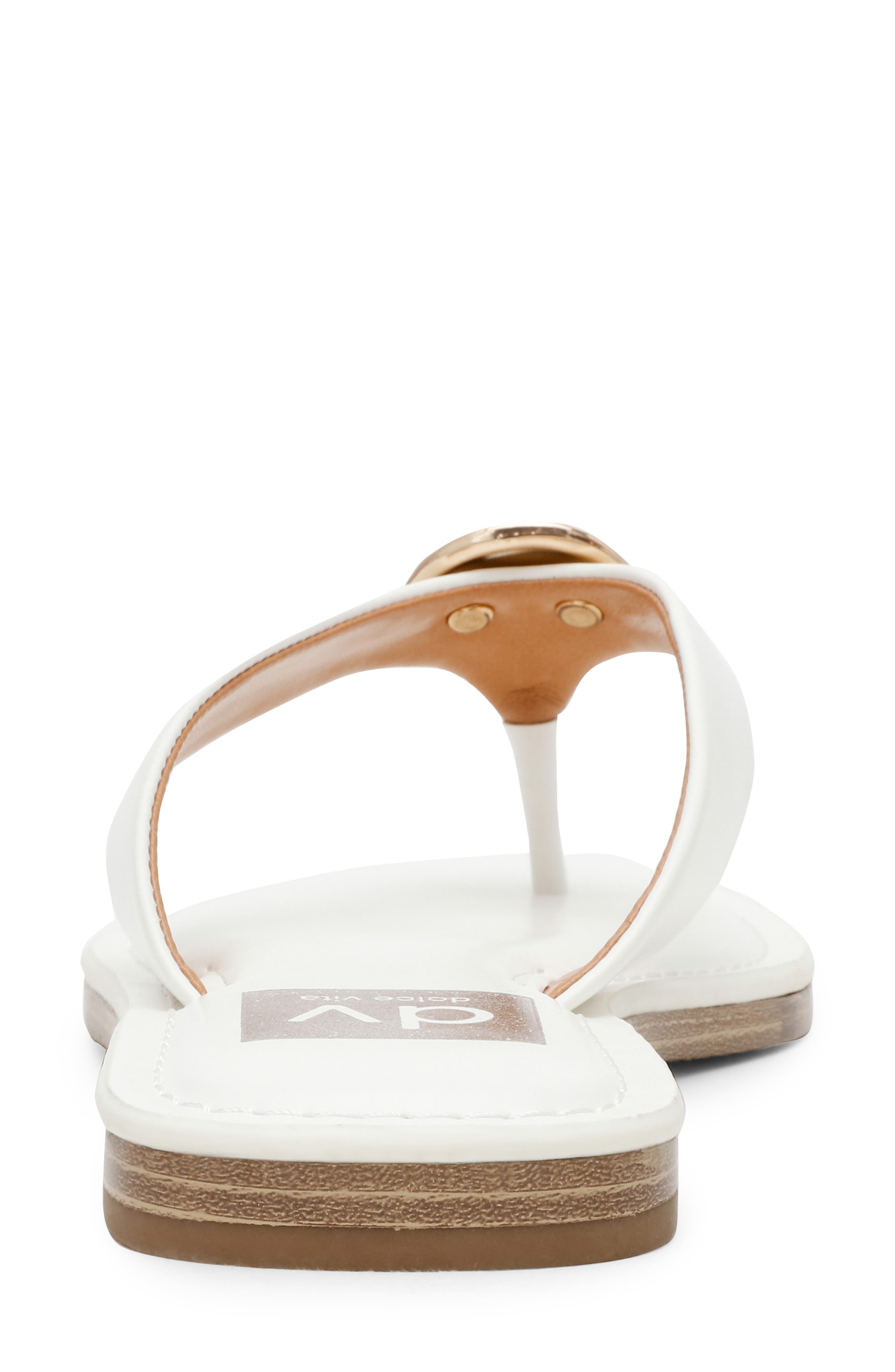 DV by Dolce Vita Jespar Sandal, Alternate, color, White Smooth