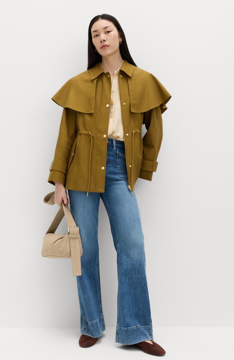 M&S Cherry Field Cape Parka, Alternate, color, Brown