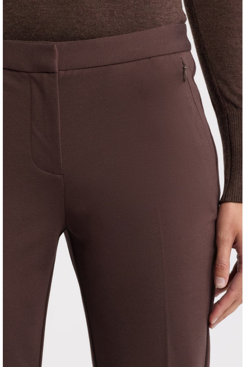 'Alexandra' Slim Leg Pants, Alternate, color, CHOCOLATE