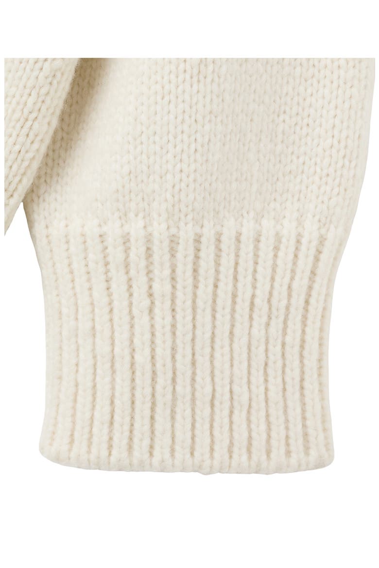 Selection Chunky V-Neck Sweater, Alternate, color, ECRU