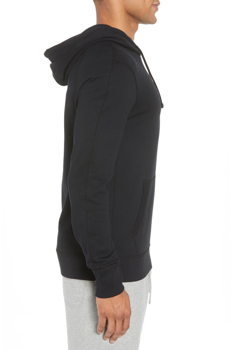 Classic Fit Hooded Pullover, Alternate, color, BLACK