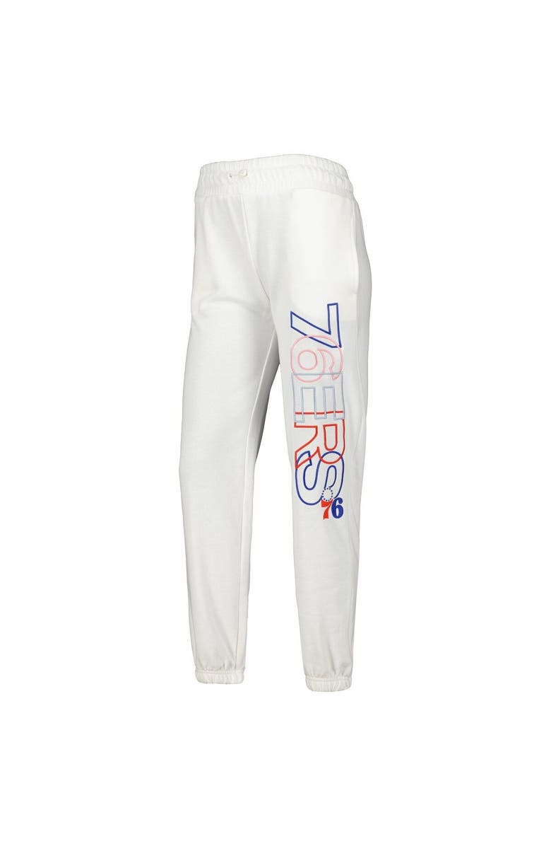 CONCEPTS SPORT Women's Concepts Sport White Philadelphia 76ers Sunray Pants, Alternate, color, White