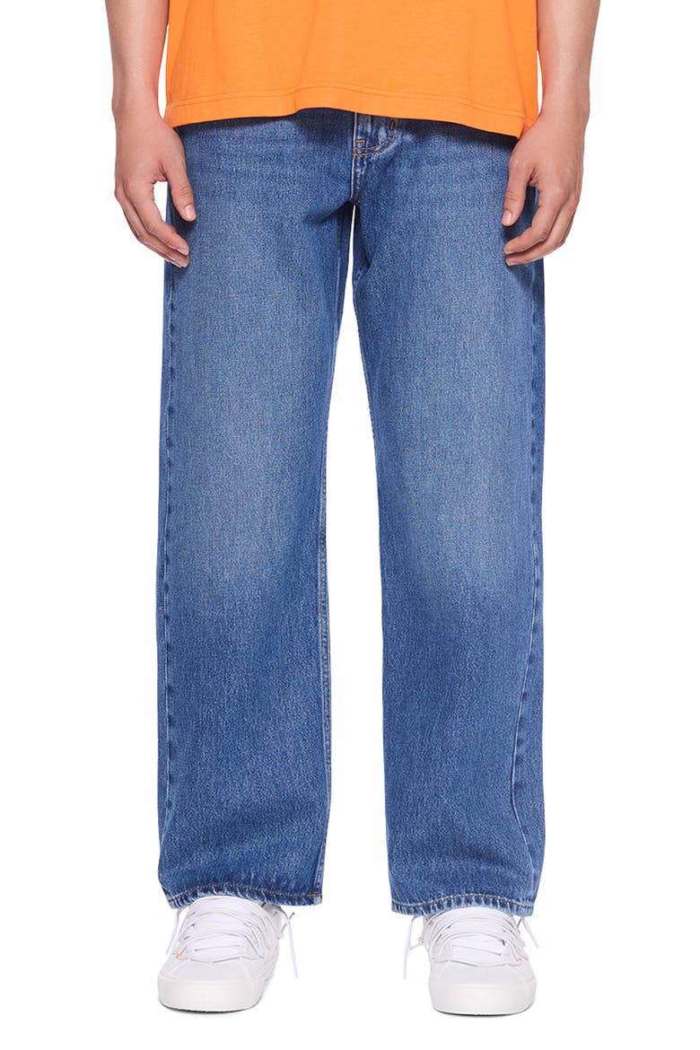 Straight Leg Jeans, Main, color, STEEL INDIGO