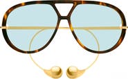 Bottega Veneta Drop 63mm Aviator Sunglasses