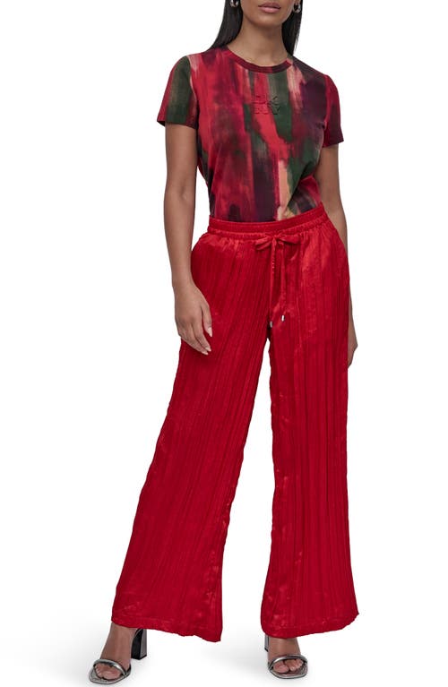 Dkny Crushed Drawstring Wide Leg Pants