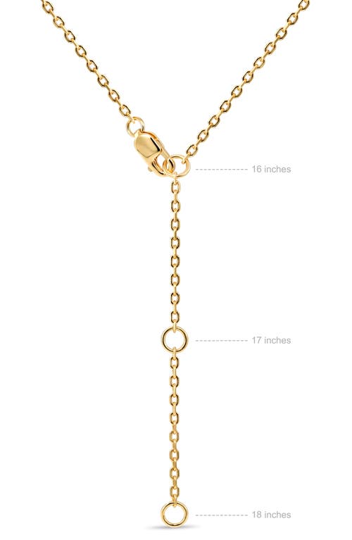 Devata Contour Line Dome Pendant Necklace In Gold