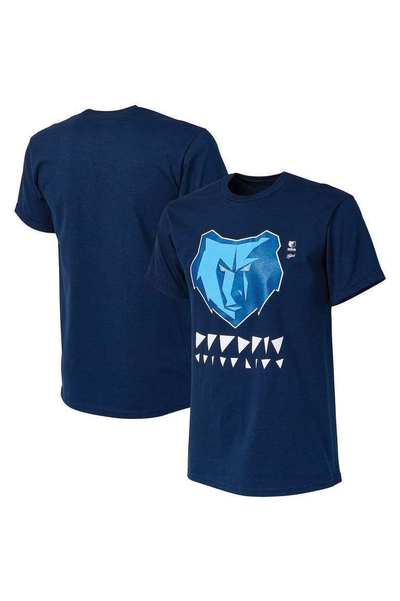 Men's NBA x Naturel Navy Memphis Grizzlies No Caller ID T-Shirt, Alternate, color, Navy