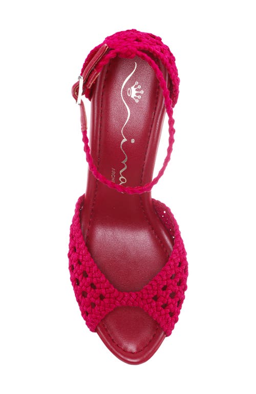 Nina Avenue Ankle Strap Sandal In Paprika