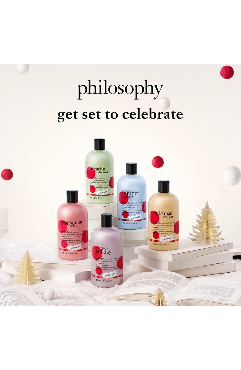 philosophy peppermint stick hydrating shower gel, bubble bath & shampoo, Alternate, color, 