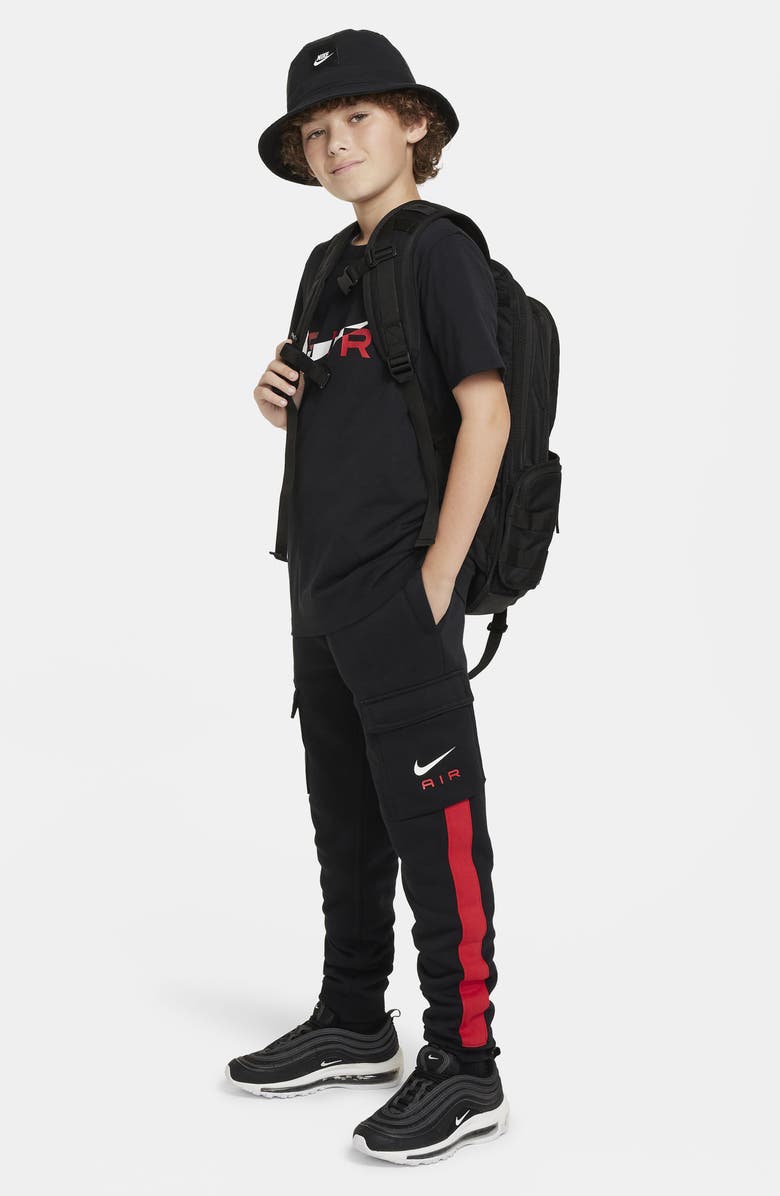 Nike Kids' Air Side Stripe Cargo Joggers, Alternate, color,