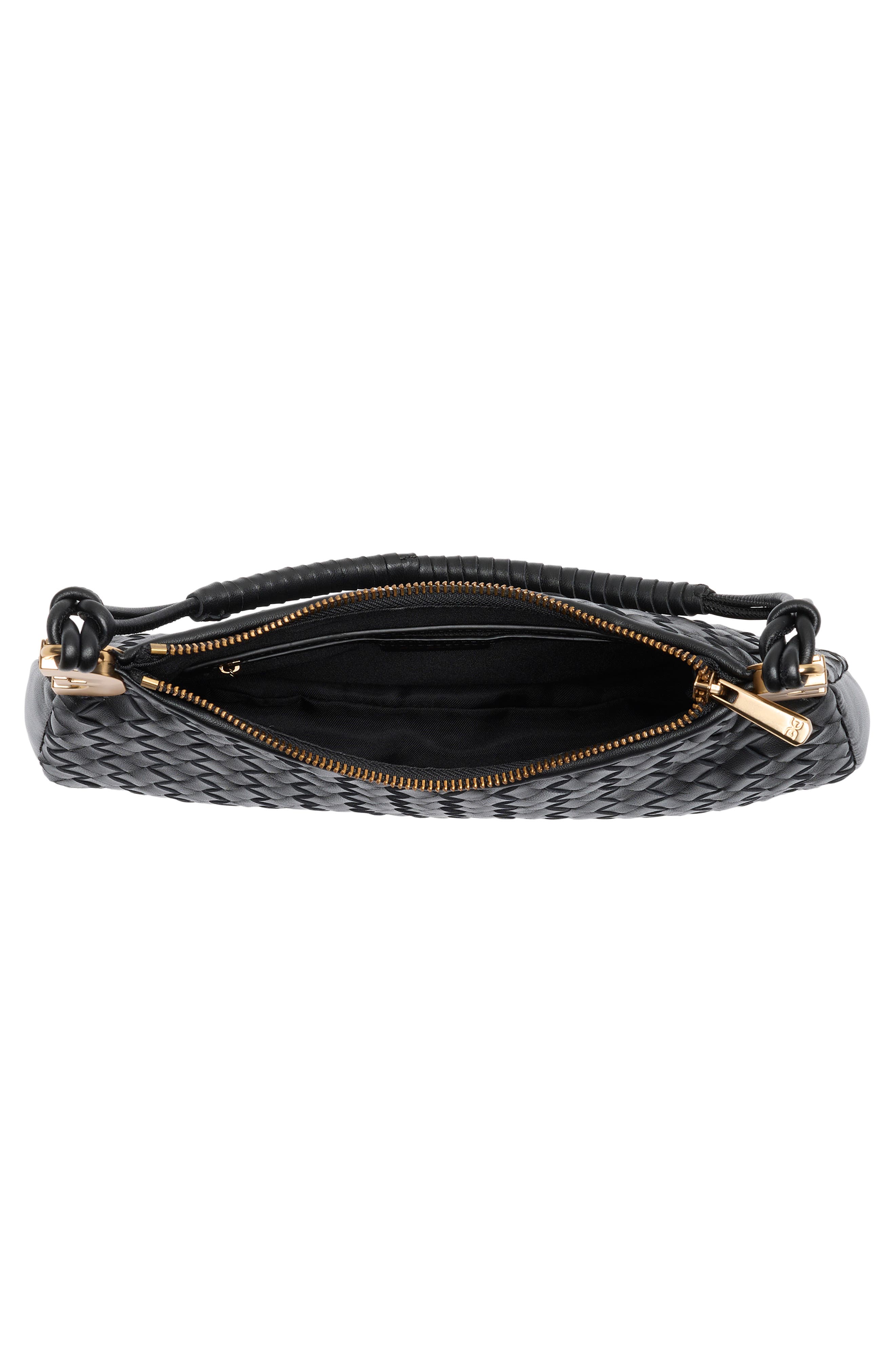 Sam Edelman Chrsty Woven Leather Shoulder Bag, Alternate, color, 