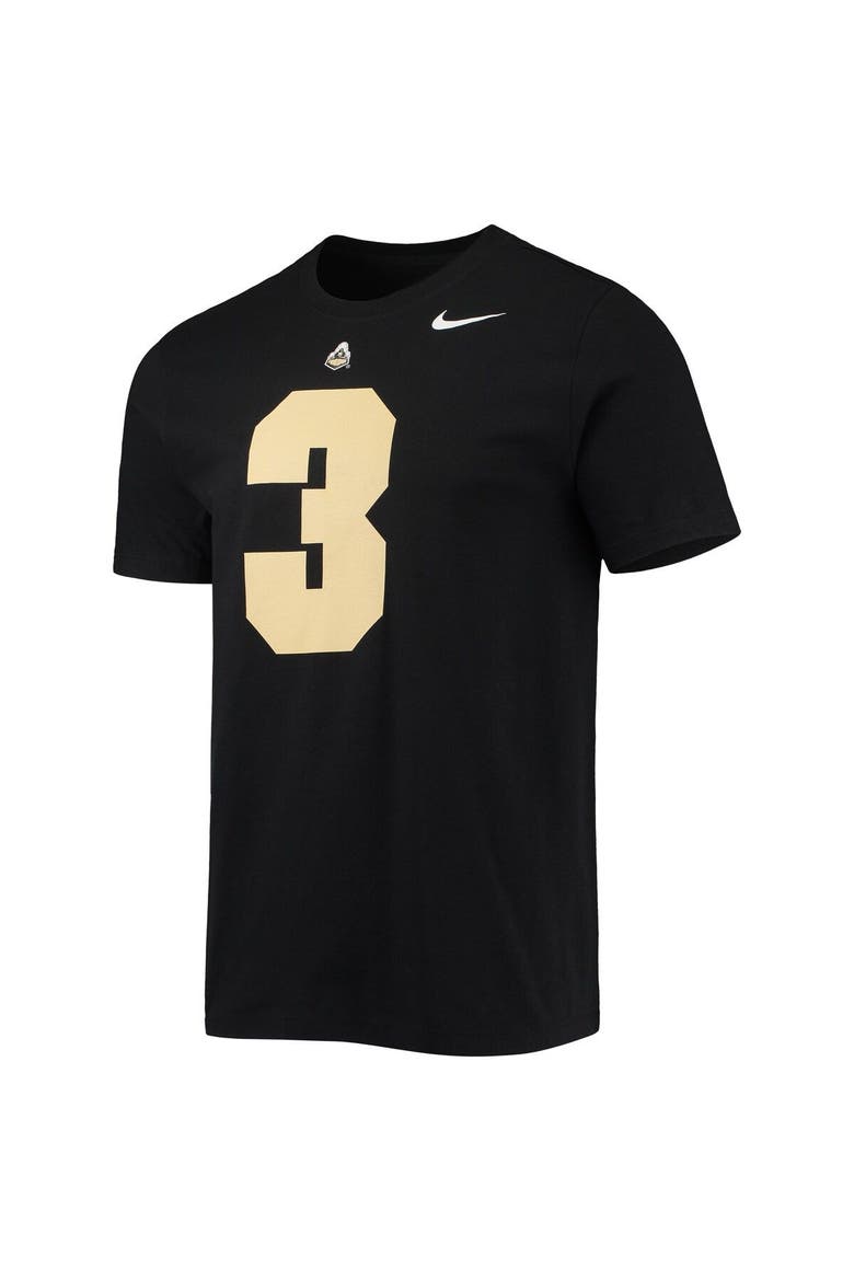 Men's Nike David Bell Black Purdue Boilermakers 2022 NFL Draft Name & Number T-Shirt, Alternate, color, Black