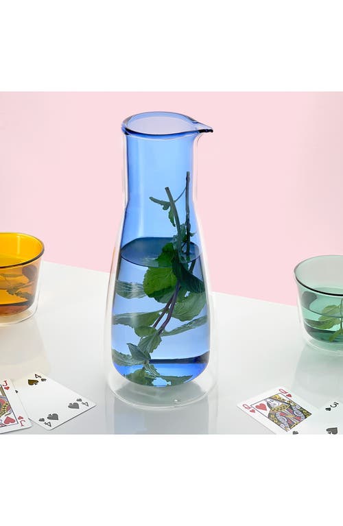 Cloudnola Rocks Glass Carafe In Blue