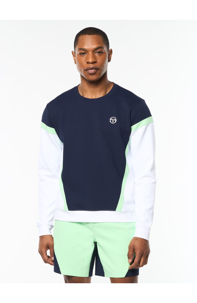 Sergio Tacchini Pagia Crewneck, Main, color, Maritime Blue
