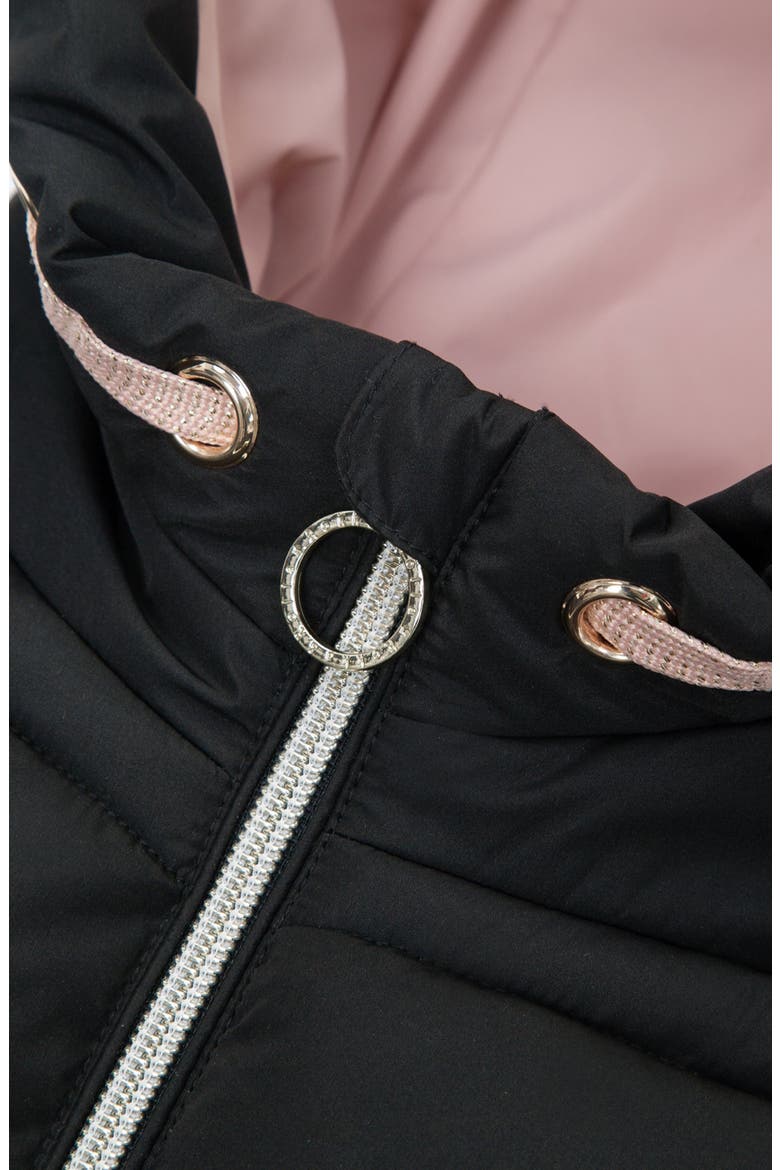 Kids' Shower Resistant Puffer Jacket, Alternate, color, Black