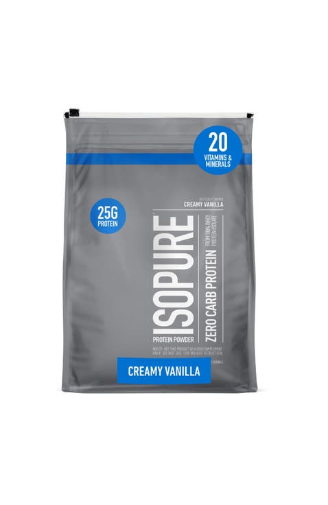 Zero Carb Pure Whey Isolate Protein Powder Creamy Vanilla