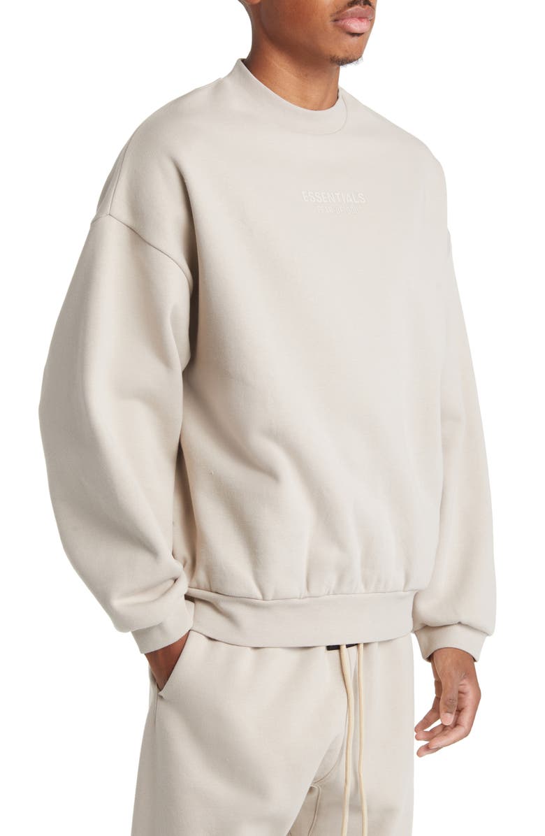 Fear of God Essentials Crewneck Cotton Blend Sweatshirt, Alternate, color,