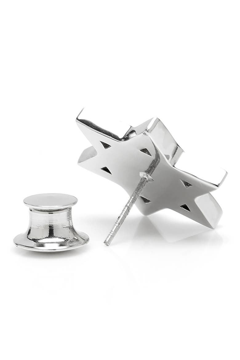 Star of David Lapel Pin, Alternate, color, SILVER