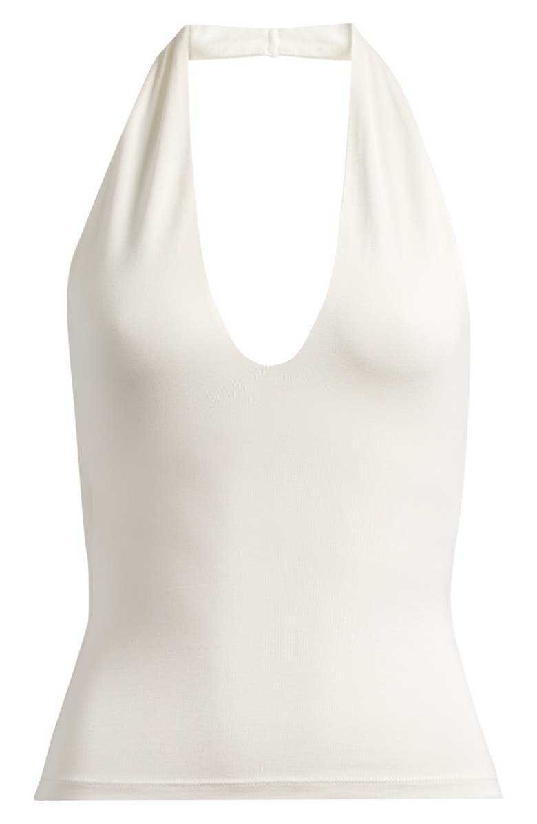 SKIMS Smooth Layers Halter Neck Camisole, Alternate, color, Egret