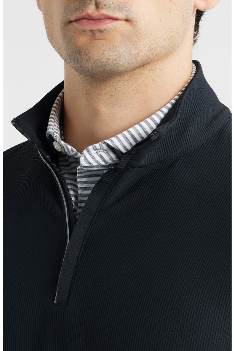Hoppin Rib Quarter Zip, Alternate, color, BLACK