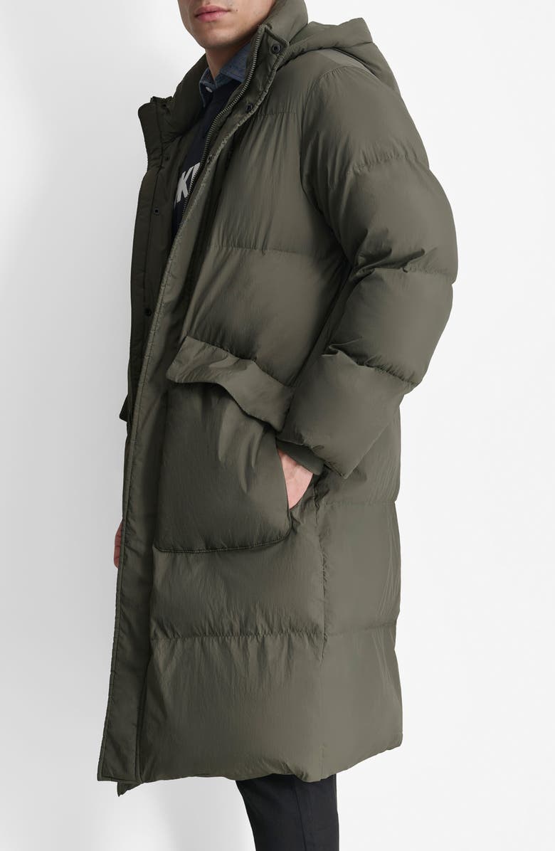 DKNY Zip Front Coat, Alternate, color, Olive