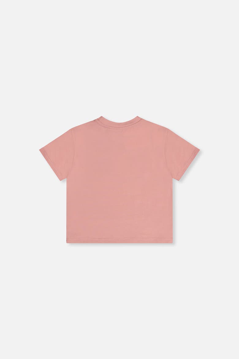 Short Sleeve Relaxed Heavy Jersey Wide T-Shirt, Alternate, color, Pink
