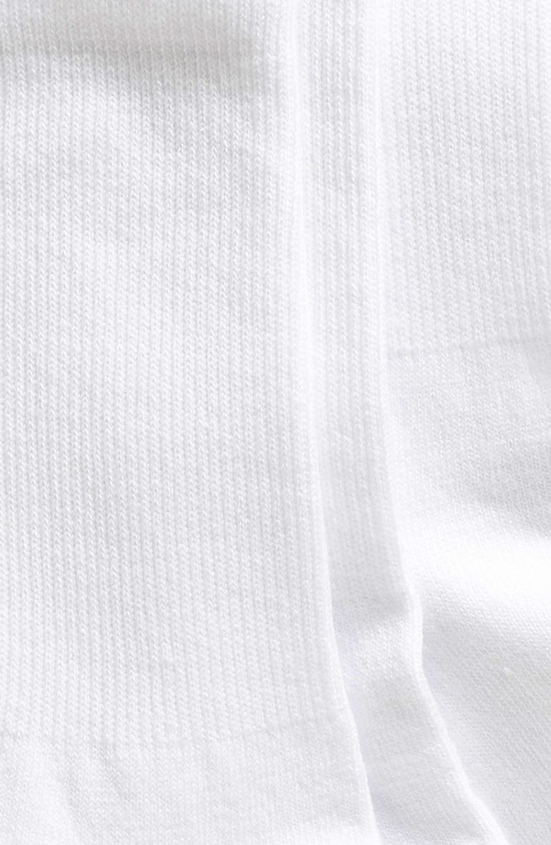 Nordstrom 3-Pack Everyday Crew Socks, Alternate, color, White