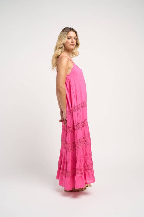 Guadalupe Design Paola Dress In Fuchsia