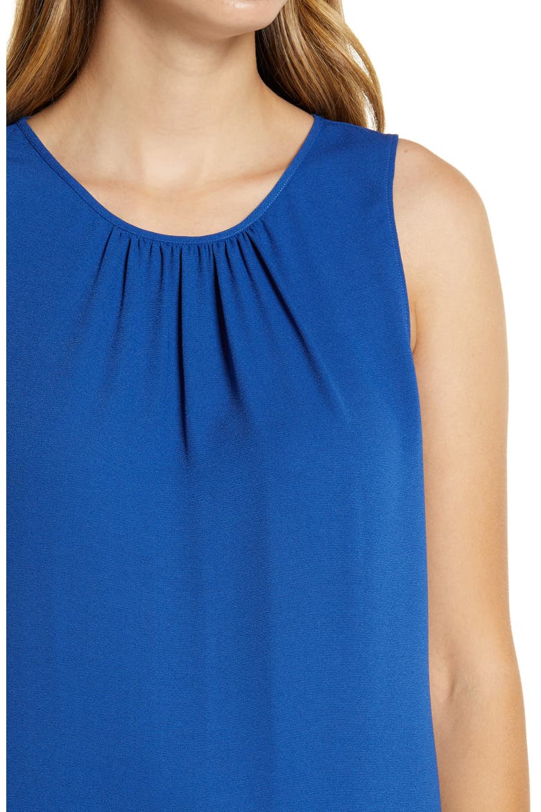 Print Sleeveless Top, Alternate, color, BLUE MONACO