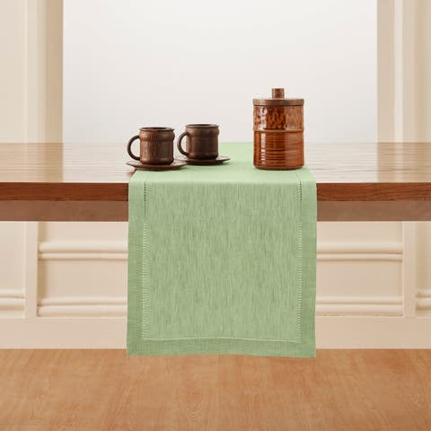 Linen Table Runner for Dining Table, Holiday and Everyday Table Decor - Milan