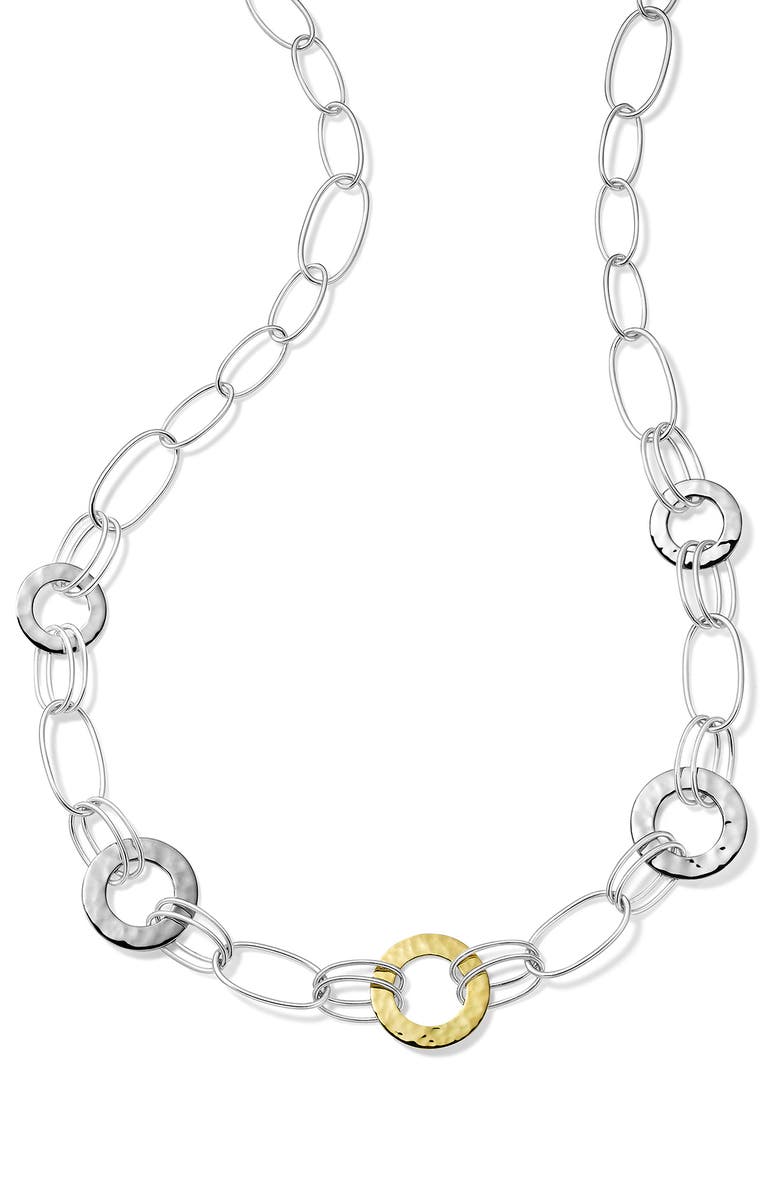 Ippolita Chimera Classico Mixed Link Chain Necklace, Main, color, Silver/ Gold