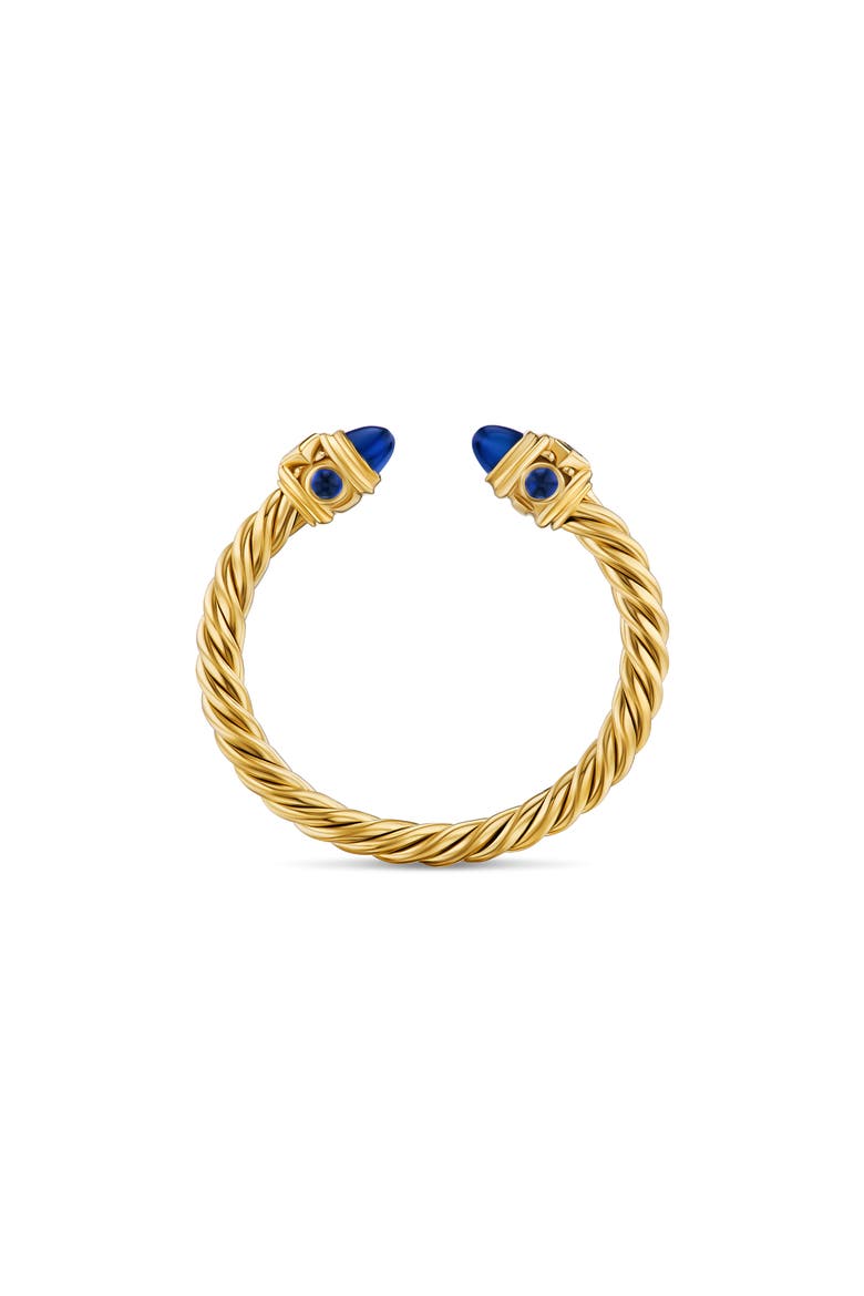 Renaissance Full Pavé Ring in 18K Gold, Alternate, color, LIGHT BLUE SAPPHIRE