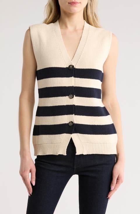 Stripe Sweater Vest