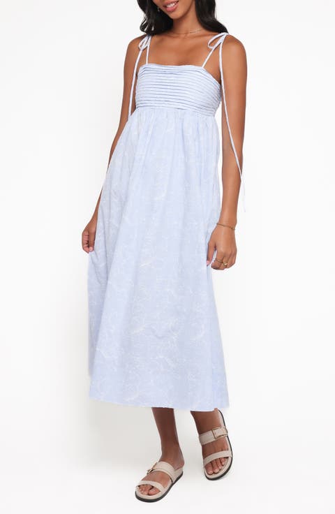 Ashtyn Pleated Bodice Maxi Sundress