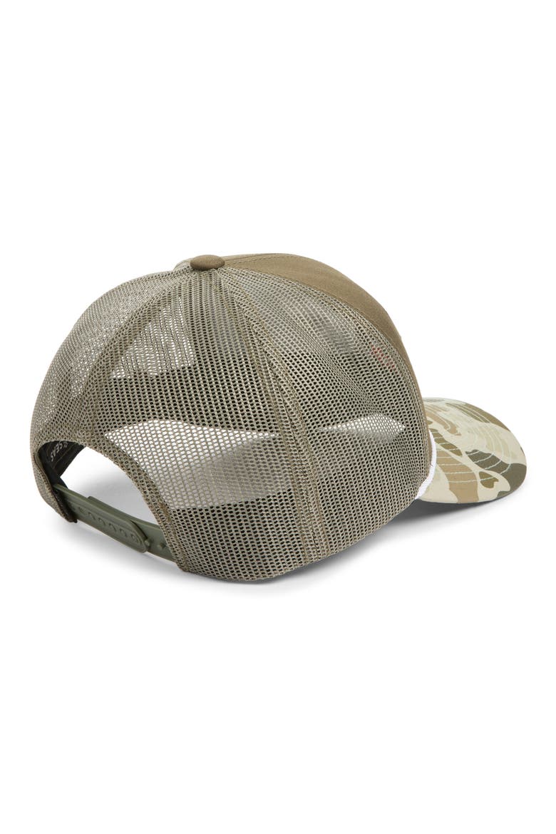 Bucked Snapback Cap, Alternate, color, OLIVE/ CAMO
