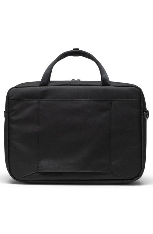 Herschel Supply Co . Gibson Tech Messenger Bag In Black