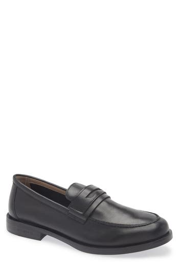 Allsaints Harmon Penny Loafer In Black