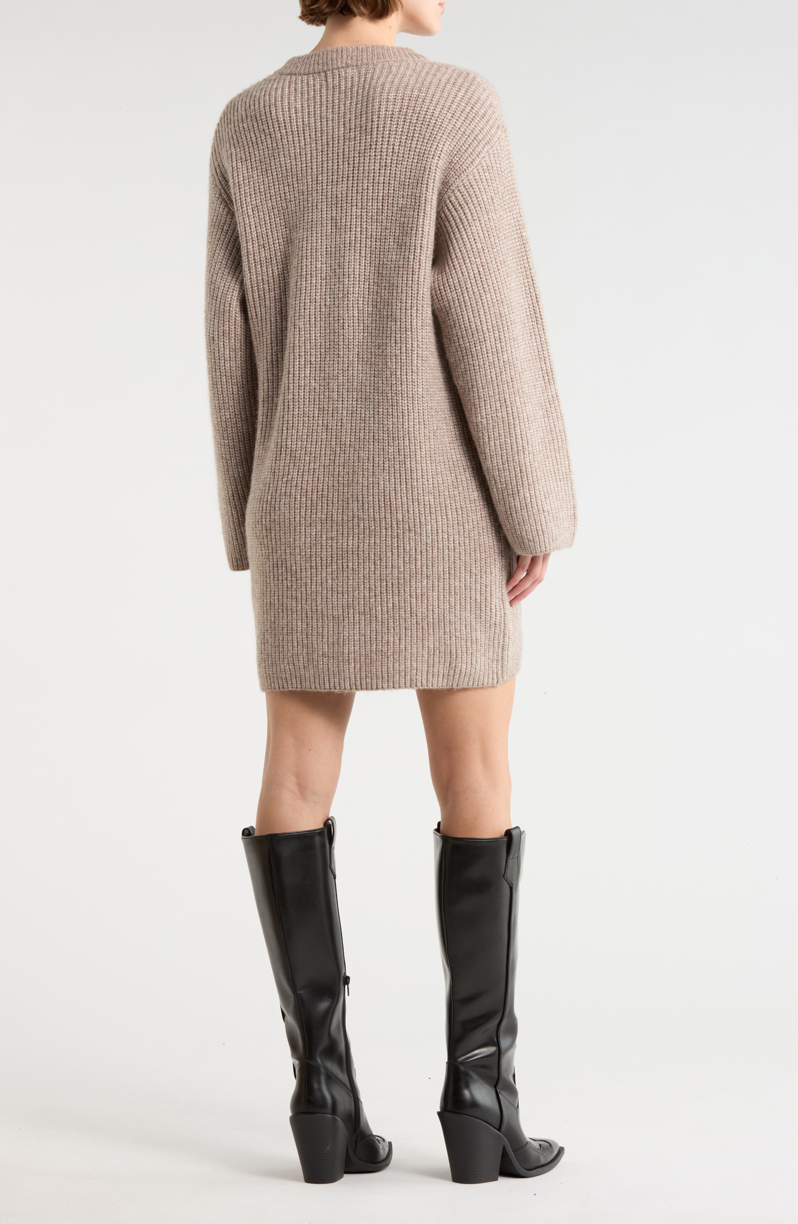 Long Sleeve Sweater Dress - image 4